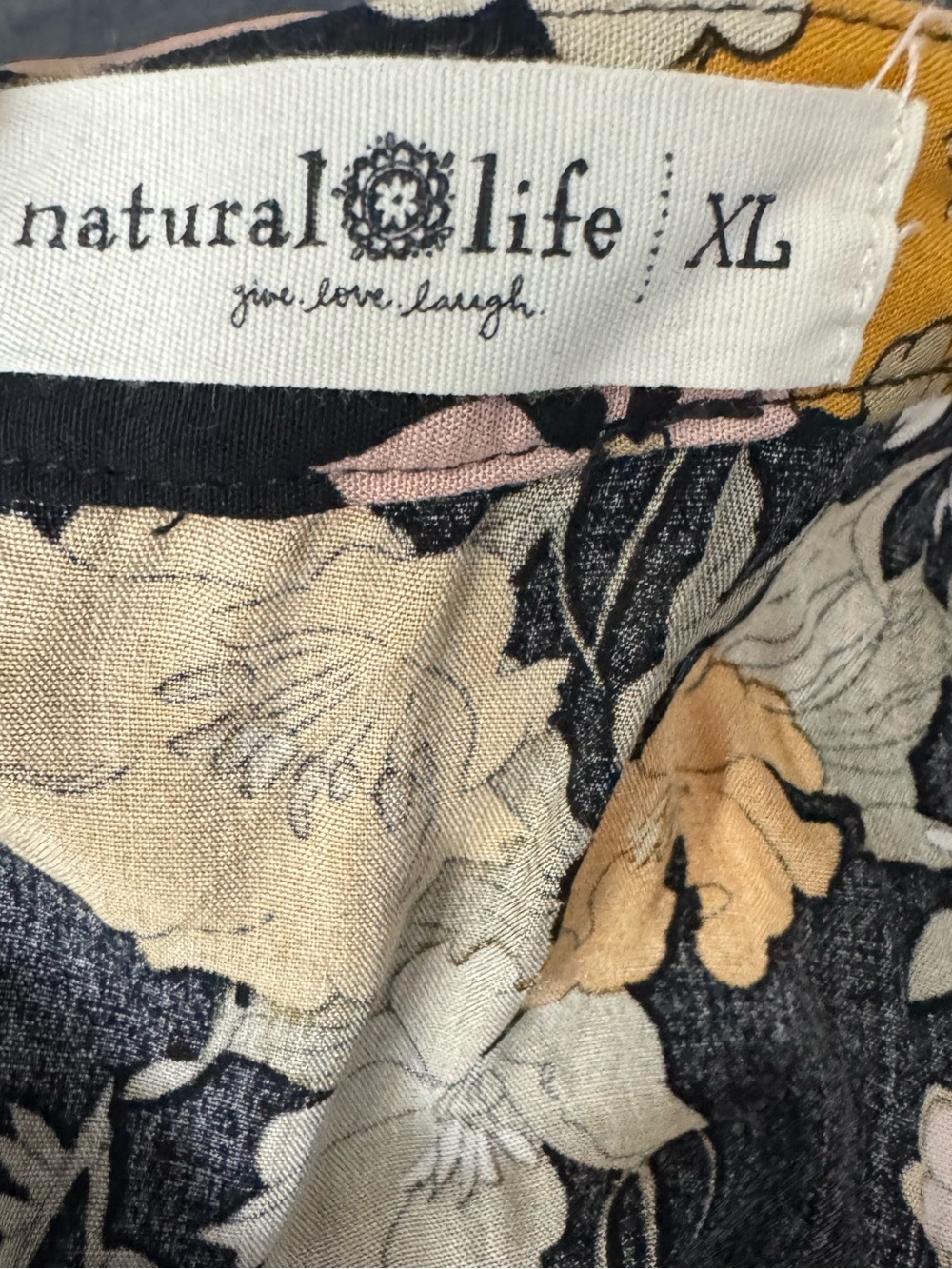 Natural Life Floral Maxi Skirt Size XL - Picture 4 of 5